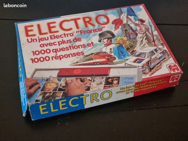 VINTAGE 1985 ELECTRO France 1000 Questions Et 1000 Réponses Par JUMBO EUR 45,00 - FR