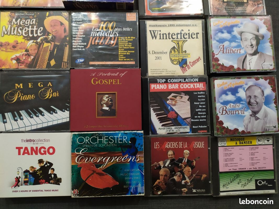 Lot de 89 CD jazz Piano Bar tango (image 7)