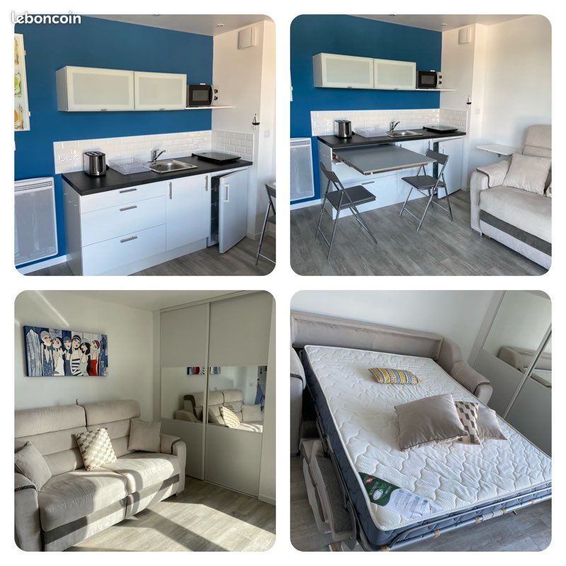 Appartement 2 pièces 20 m² · à Saint-Jean-de-Monts · 20 m² · 490 €/mois