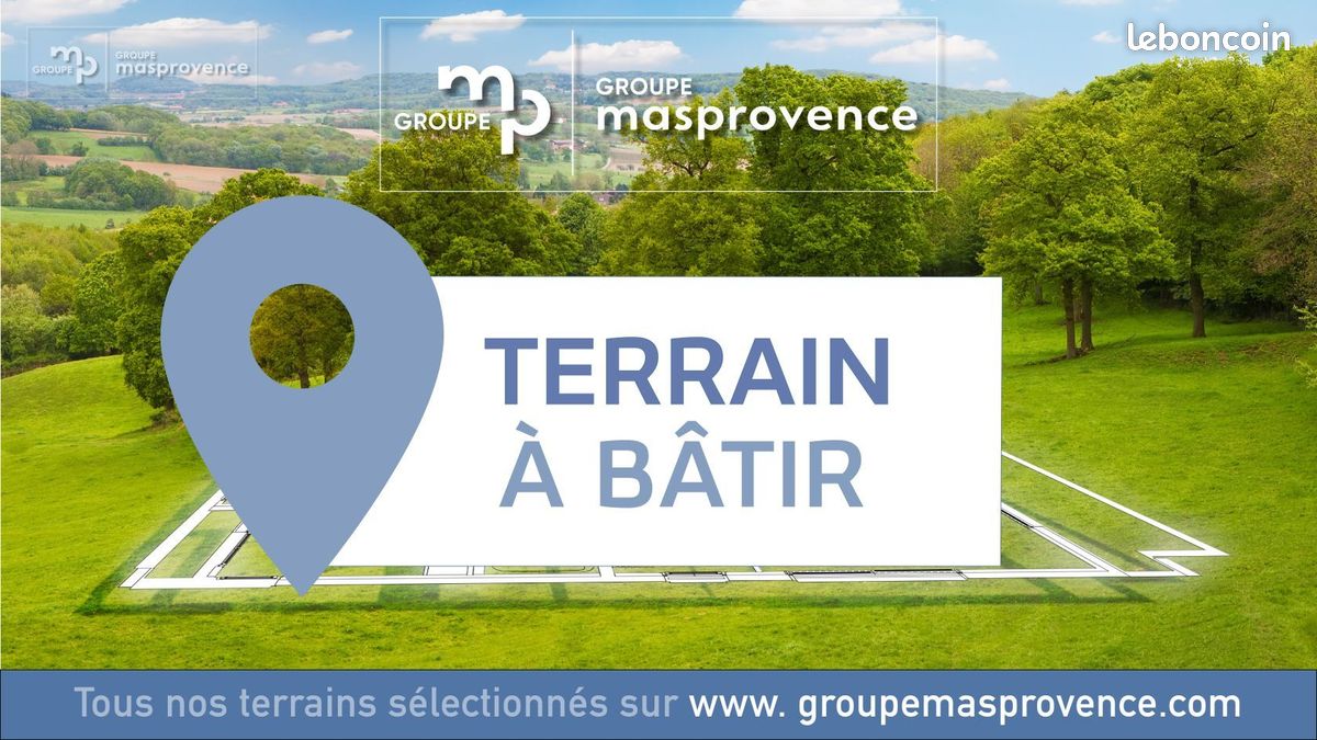 Terrain à bâtir de 618 m² à LA BASTIDE-DES-JOURDANS (84) · 128 000 €