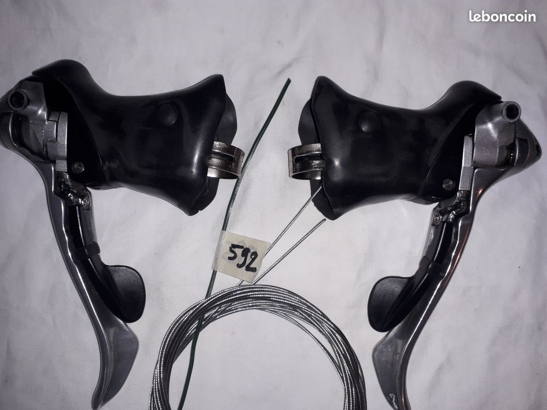 Manettes De Dérailleur Shimano Ultegra ST-6510 - 2x9 Vitesses, Occasion, état Fonctionnel