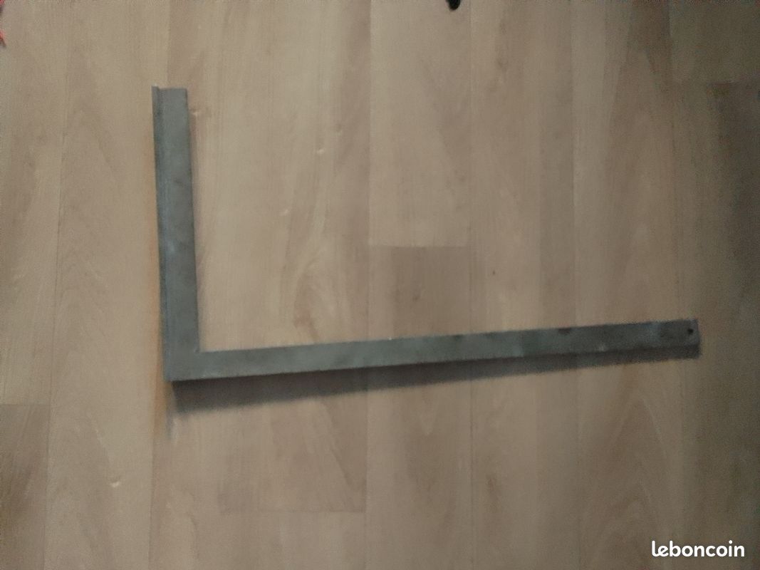Equerre de serrurier à chapeau galvanisé 500 x300 (image 1)