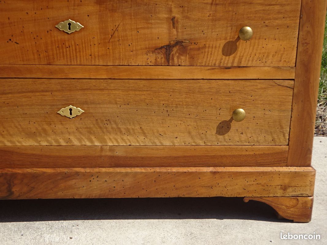 Ancienne commode Louis Philippe en noyer (image 5)