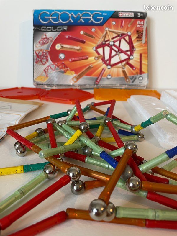 Jeu 90 aimants magnétiques (image 1)