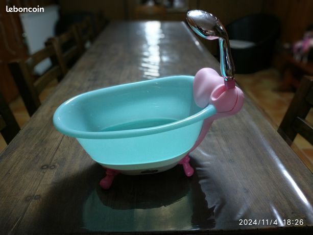 Baignoire Pour Poupée BABY Born - Avec Effets Lumineux Et Sonores - Canard Inclus - Jeu D'Imitation Pour Enfants 3+