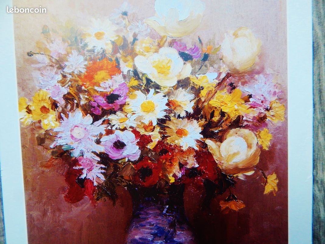 Poster Illustration fleurs Marcel DYF (image 4)