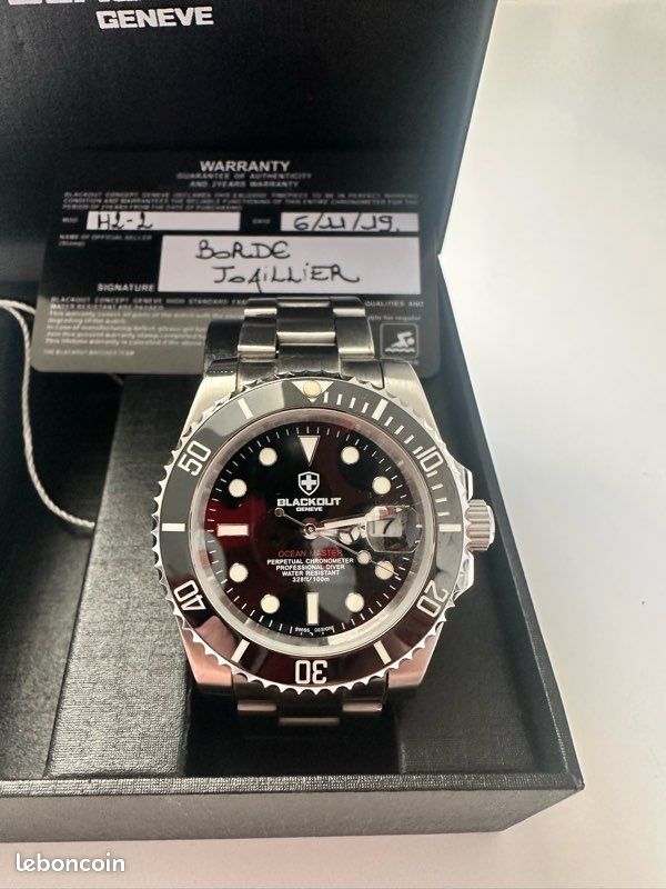 Strap Blackout Geneve Watch Concept Montre Blackout Geneve Montre