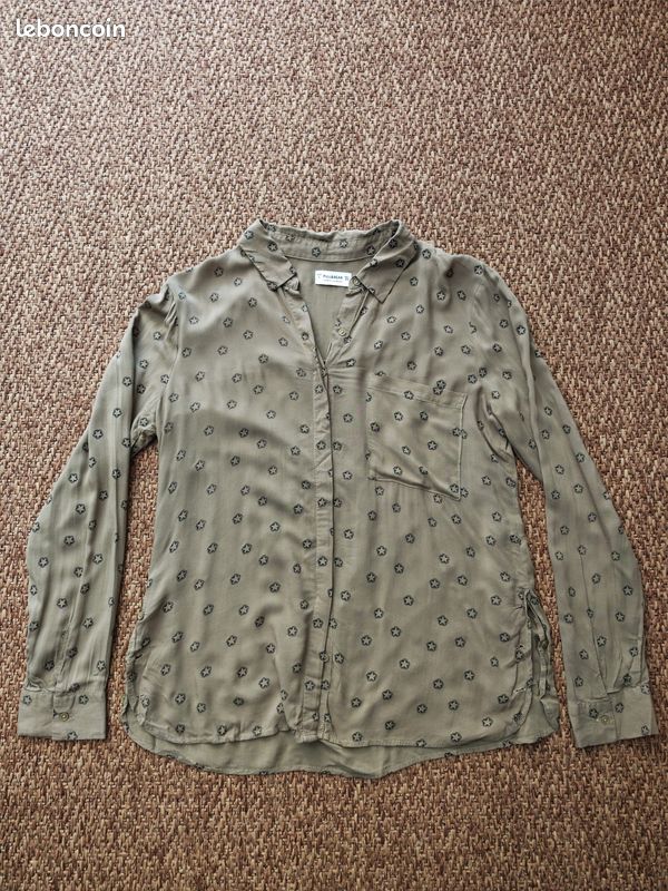 Chemisier fluide femme Pull & Bear – Taille L (image 2)