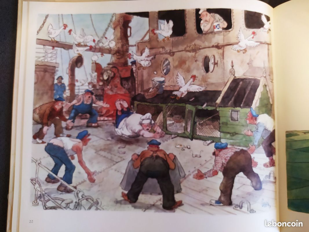 LA BARRE A BABORD (+BRANLE-BAS DE COMBAT) - en E.O. De Jan SANDERS (image 5)