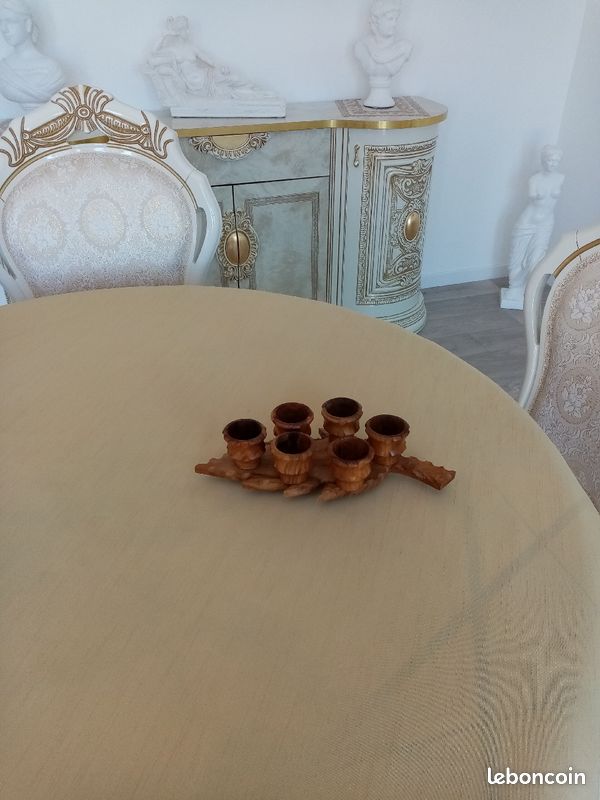 Coquetiers en bois d'oliviers (image 1)