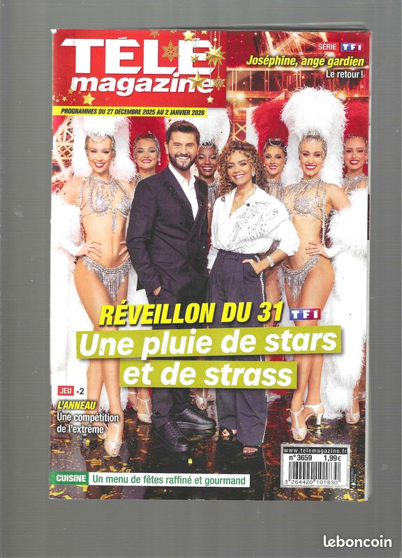 Télé Magazine Du 25 Janvier 2025 - Camille Lou, Tournoi 6 Nations, E. Antoine, Appli Prix