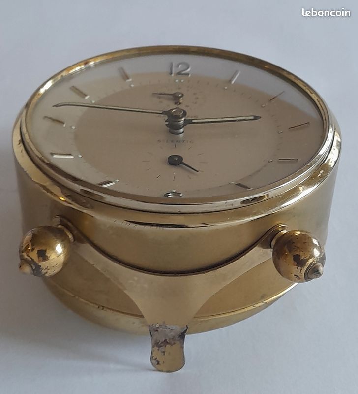 Réveil - Junghans - Acier, Bois, Laiton - 1930-1940