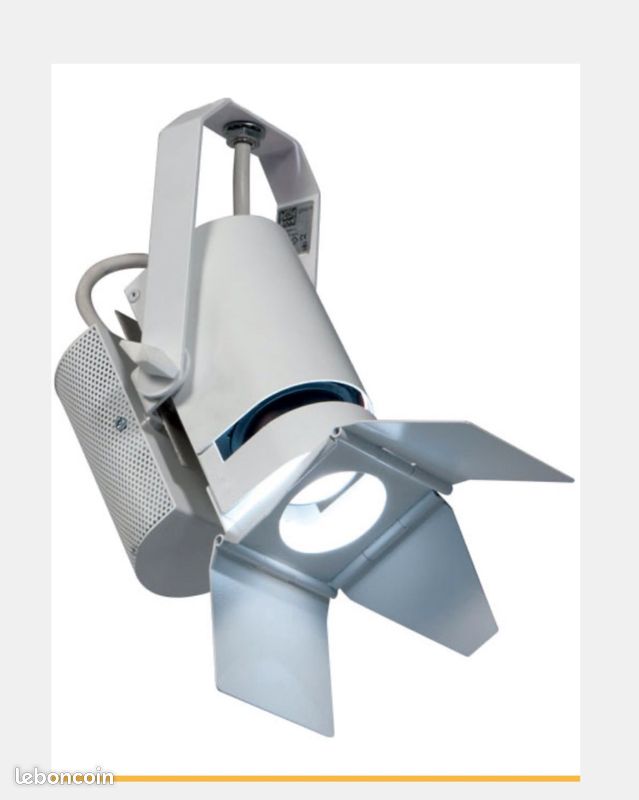 Projecteur dichro 50w gradateur intégré blanc (image 1)