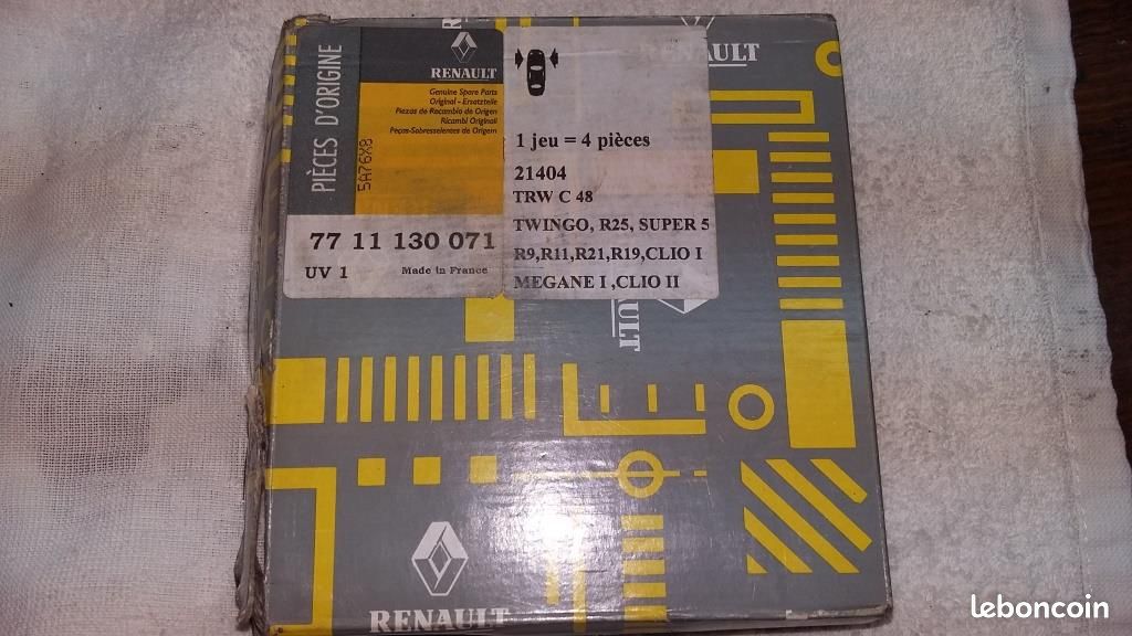 Plaquettes de freins Clio,Twingo bon état Ref 7711130071 (image 1)
