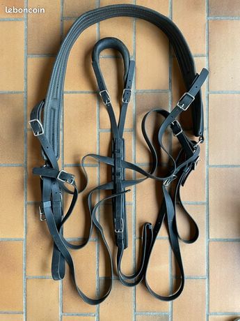 Harnais attelage cuir poney - Accessoires animaux Harnais attelage cuir poney - Accessoires animaux