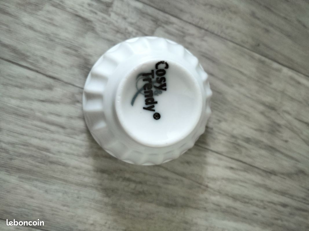 Lot de verrines coupelles en porcelaine blanche Cosy & Trendy (image 3)