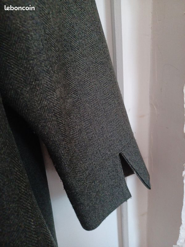 Veste blazeur kaki élégante en toile (image 5)