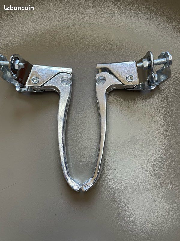 Levier de frein inversé CLB ancien velo porteur Mobylette Vintage 1950' - Équipements vélos