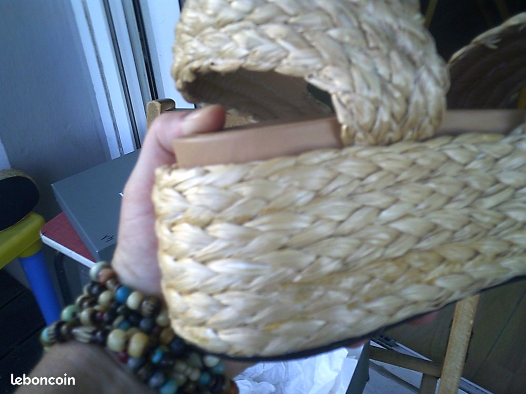 Sandales compensées en cuir Minelli (image 7)