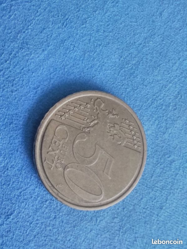 Vend piece de 50 centimes d'euro (image 2)