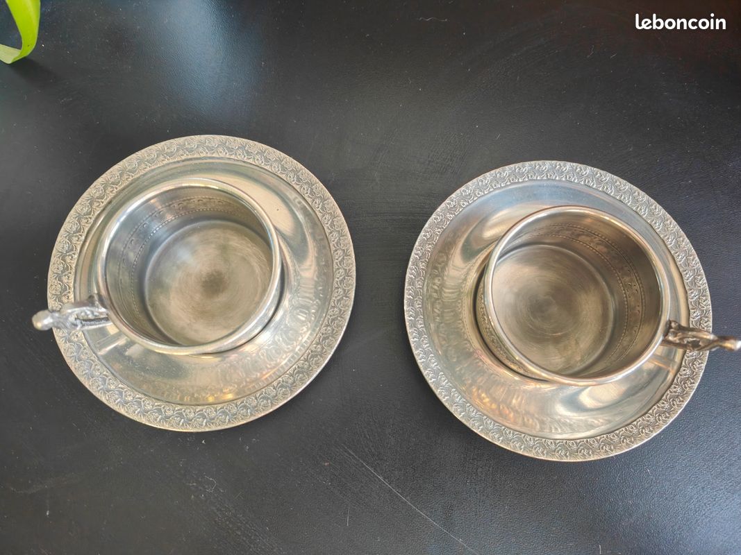 Tasses étain Italien / vintage (image 2)