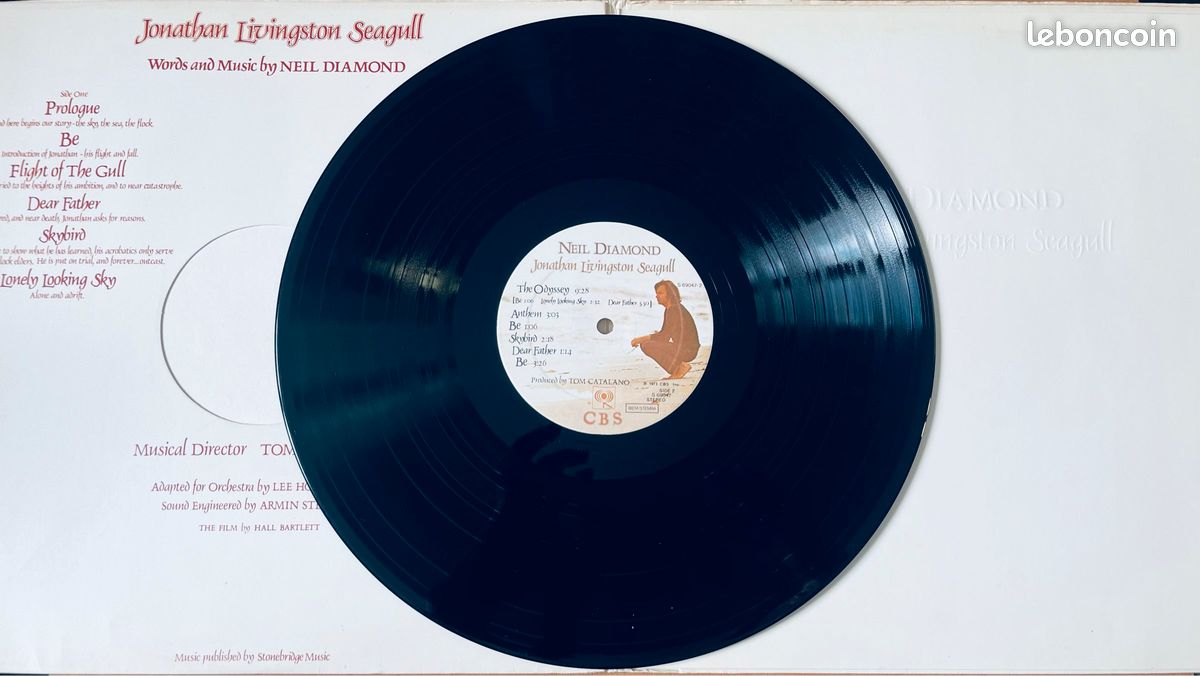 Vinyle Neil Diamond ‎ « Jonathan Livingston Seagull » [1973] (Original) (image 2)