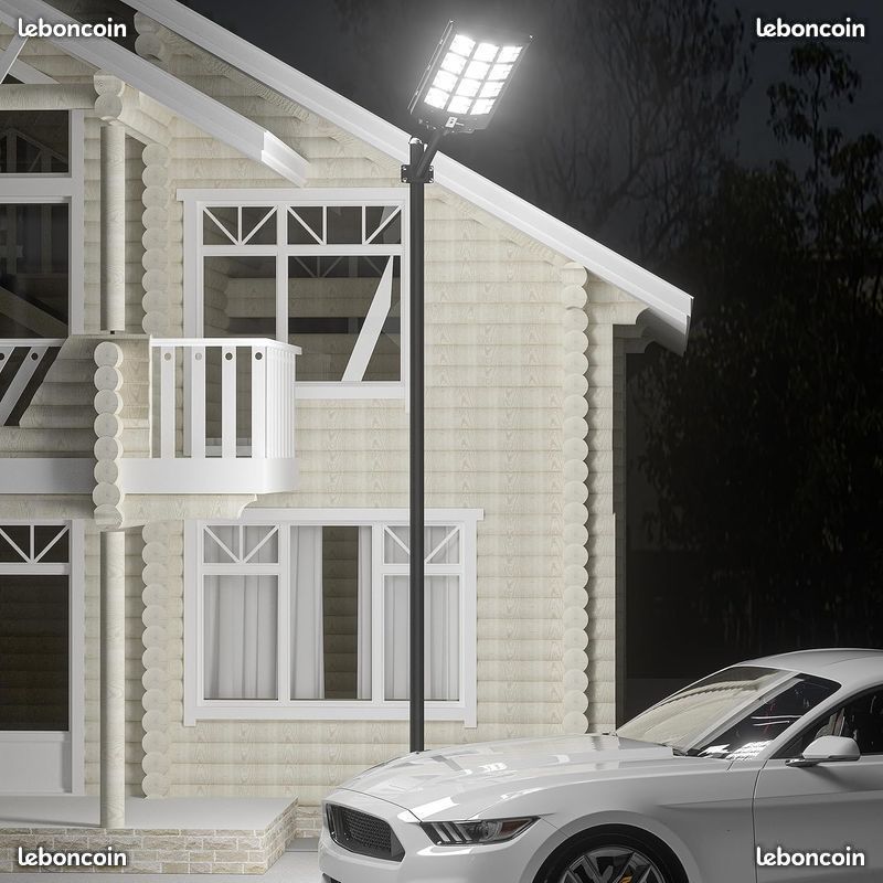 Lampe Solaire Extérieur Détecteur De Mouvement, 4400mAh 1500