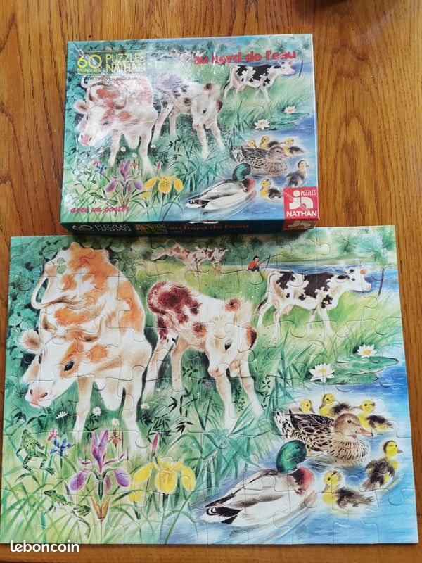 Lot de 5 puzzles différents de 60-15-24-26 pièces "vintage (image 1)