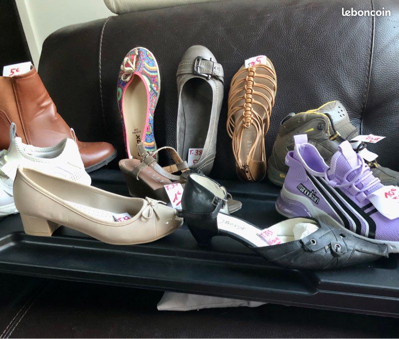 Chaussure talon basket bottine tailles 33 36 37 38 (image 4)