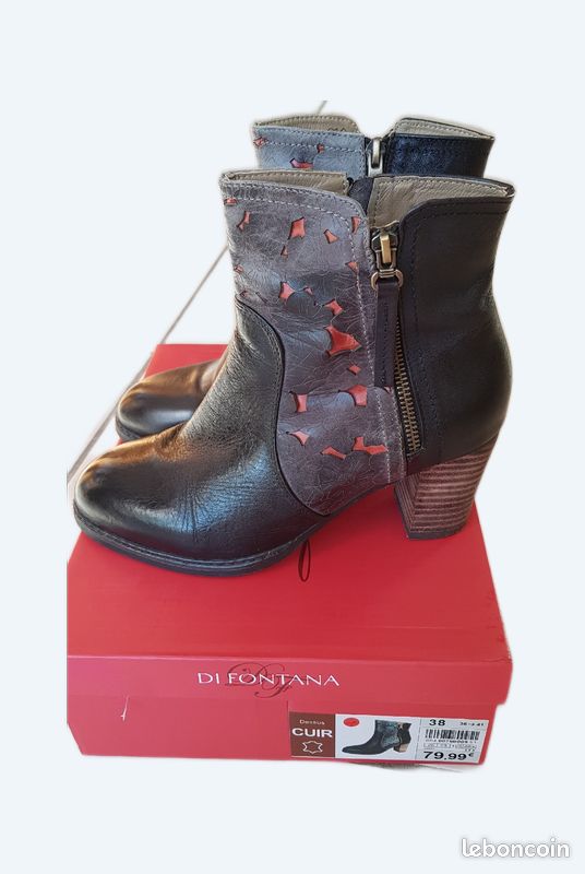 Bottines cuir femme taille 38 Chaussures