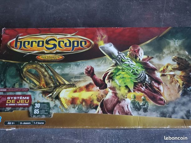 Jeu De Société HeroScape - Set De Base MB - 99% Complet - Bon état