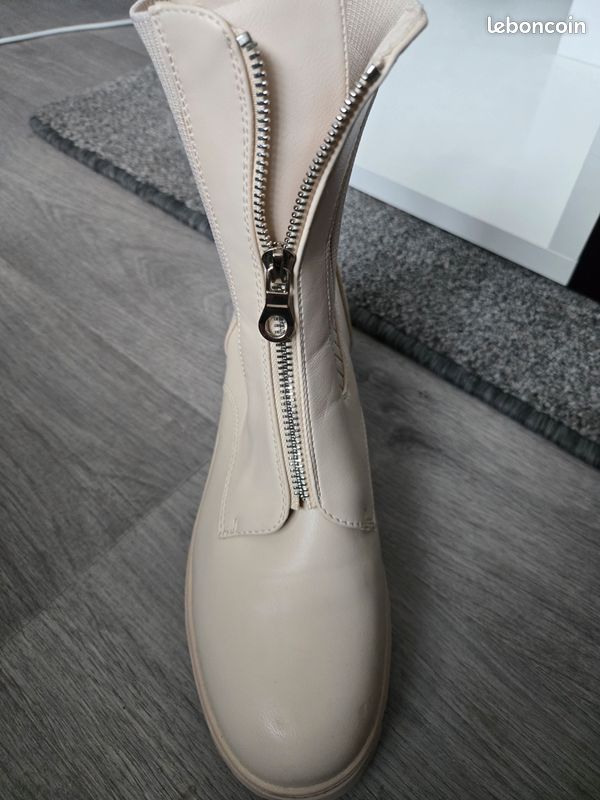 Bottines beige très bon etat (image 1)