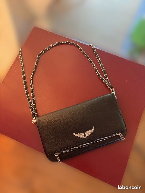 Sac à main Zadig & voltaire modèle rock noir (image 1)