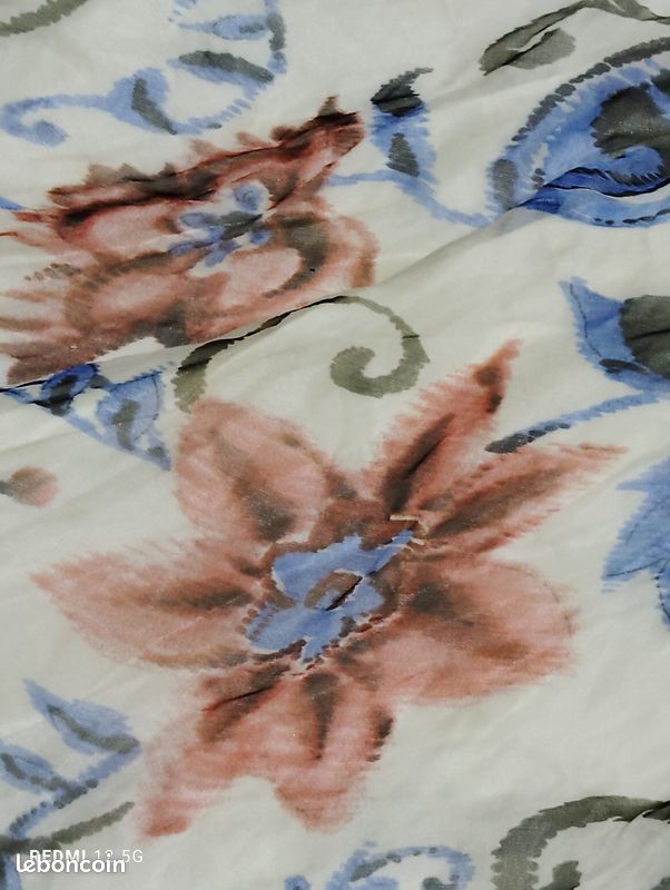 Robe blanc cassé à fleur Mango M (image 8)