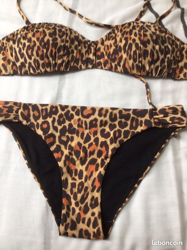 Maillot Triangle Maillot De Bain LÃ©opard H&m Maillot De Bain