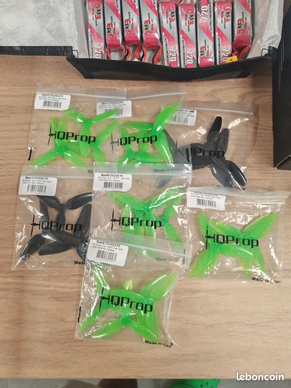 [NEUF] Lot FPV Drone DeepSpace Seeker 3 DJI O4 Pro + 9 LiPo + Hélices (image 6)
