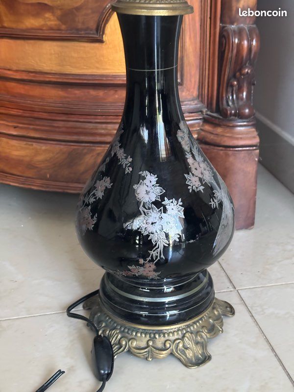 Ancienne lampe à pétrole époque Napoléon III (image 2)
