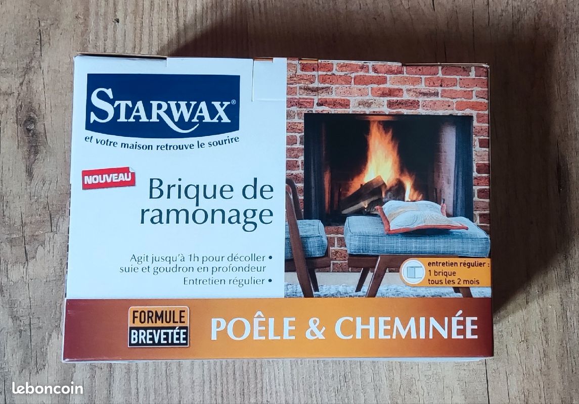 BRIQUE DE RAMONAGE formule breveté STARWAX -ST1209 (image 1)