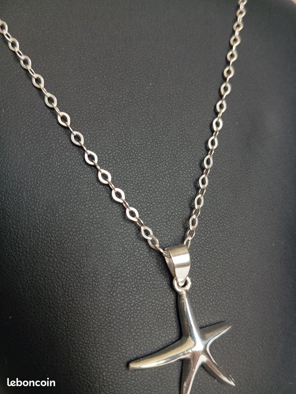 Collier Étoile de Mer ECLAT DE LUNE en Argent 925/1000 - AE-C60182