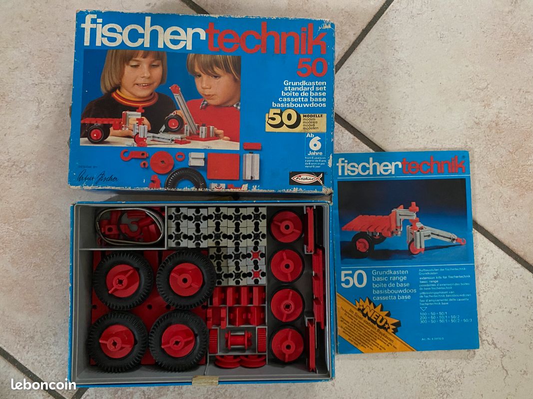 Lot jeux fischertechnik 200 50 50s (image 3)