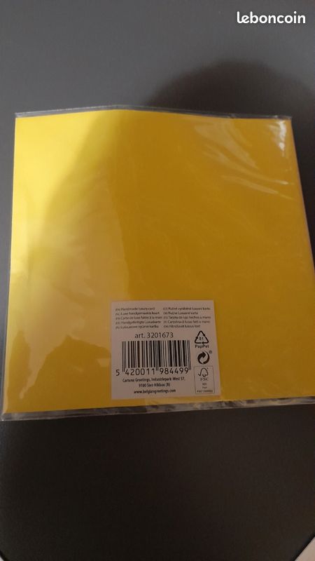 Carte anniversaire + enveloppe (332) (image 3)