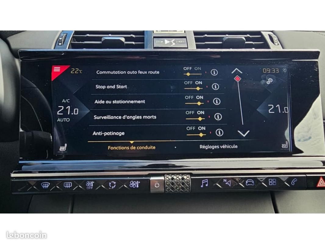 DS 7 Crossback So Chic inspiration RIVOLI Noir Basalte 1.5 BlueHDi 130cv EAT8 SURÉQUIPÉE (image 12)