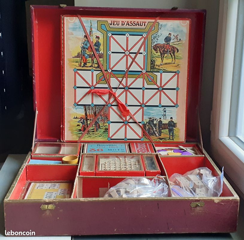 Jeu Ancien Rare « Le Jeu Des Papillons » Années 1920 - Plateau Lithographié JLR France