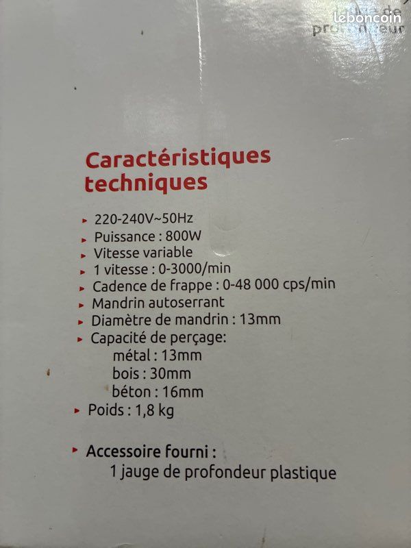 Perceuse percussion Inventive (image 4)