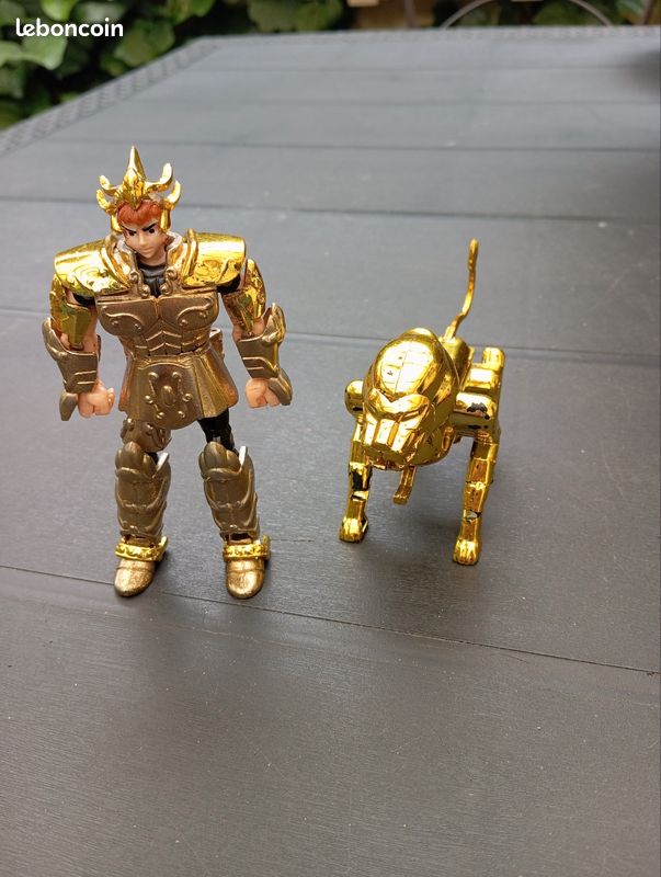 Figurine Aiolia Chevalier D'Or Du Lion (Saint Seiya) - PVC, Neuf Sous Blister - Collection Les Chevaliers Du Zodiaque