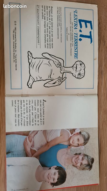 Livre vinyle 45t E.T (image 3)
