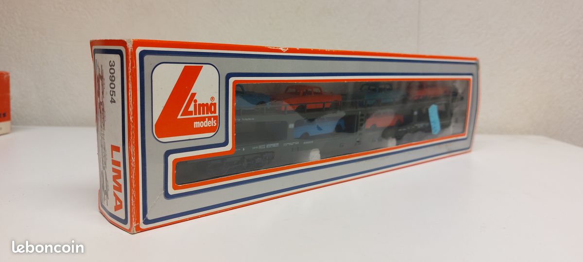 Wagon Porte-voitures RMA 205 - Échelle HO 1/87 - S.T.V.A - Occasion - France