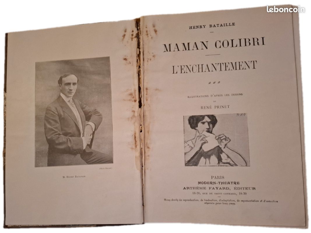 Théâtre, collection : Maman Colibri et l'Enchantement par Henry Bataille 260205 lvr (image 7)