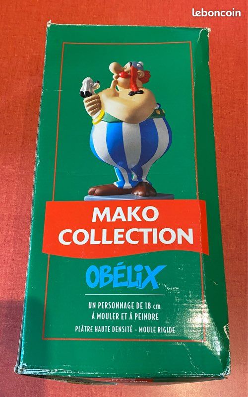 Figurine Asterix Plastoy – Obélix & Idéfix En Plâtre (Mako Moulage) – Occasion