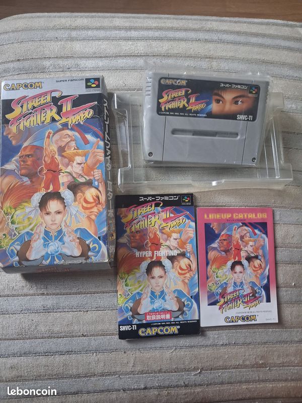 Super Famicom Street Fighter II Turbo - Cartouche Jeu Japon (Super NES) - État Correct